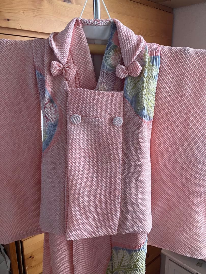 藤娘きぬたや　七五三　3歳　被布　三っ身祝い着