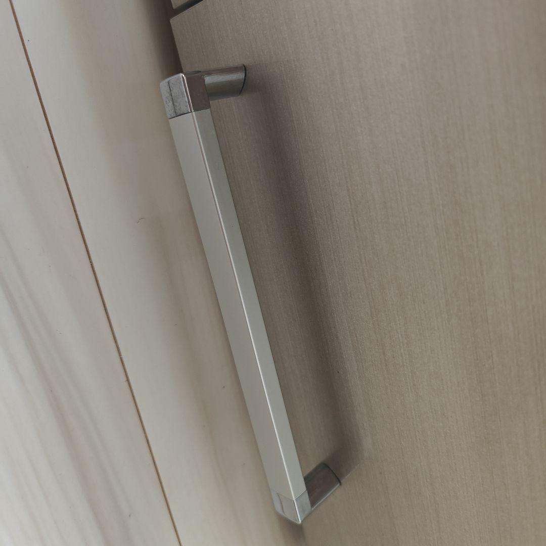 ディノス 冷蔵庫上置き キッチンストッカー 収納 シルバー光沢仕上げ