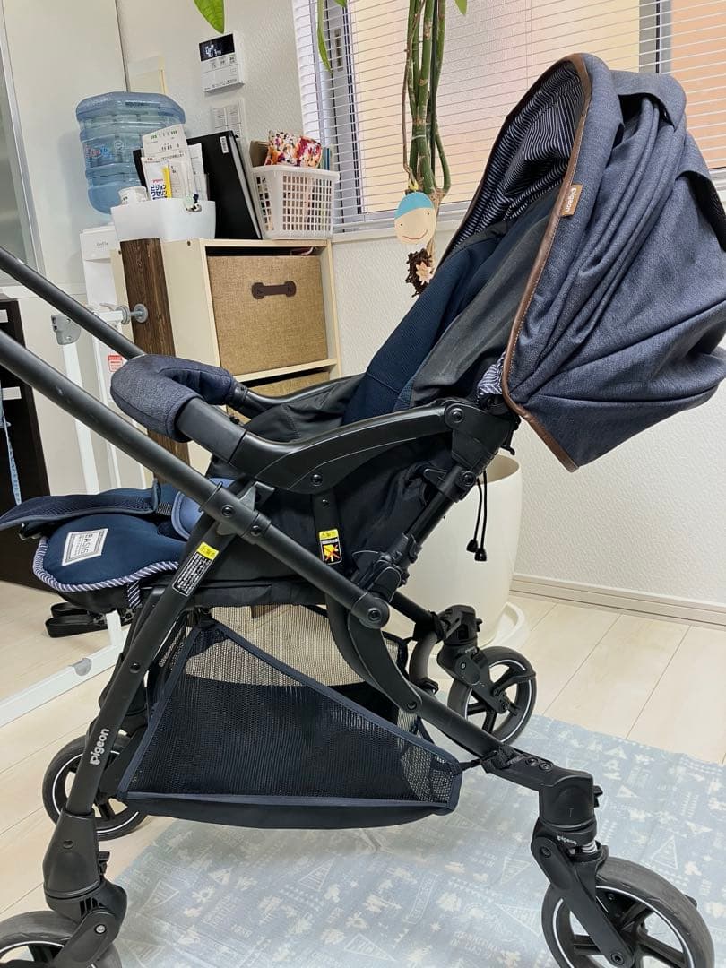 pigeon BASIS ベビーカー デニム
