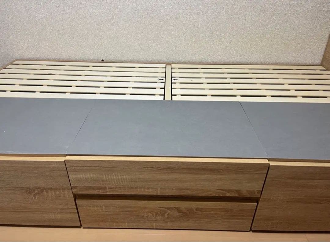 大特価大幅値下げ⭐︎美品⭐︎大容量収納付きシングルベッド USBポート付き