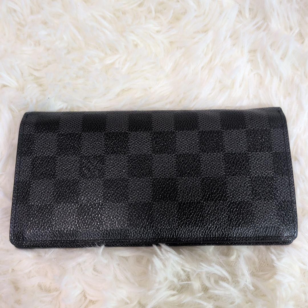Louis Vuitton ルイ・ヴィトン ダミエ ブラック 二つ折り財布