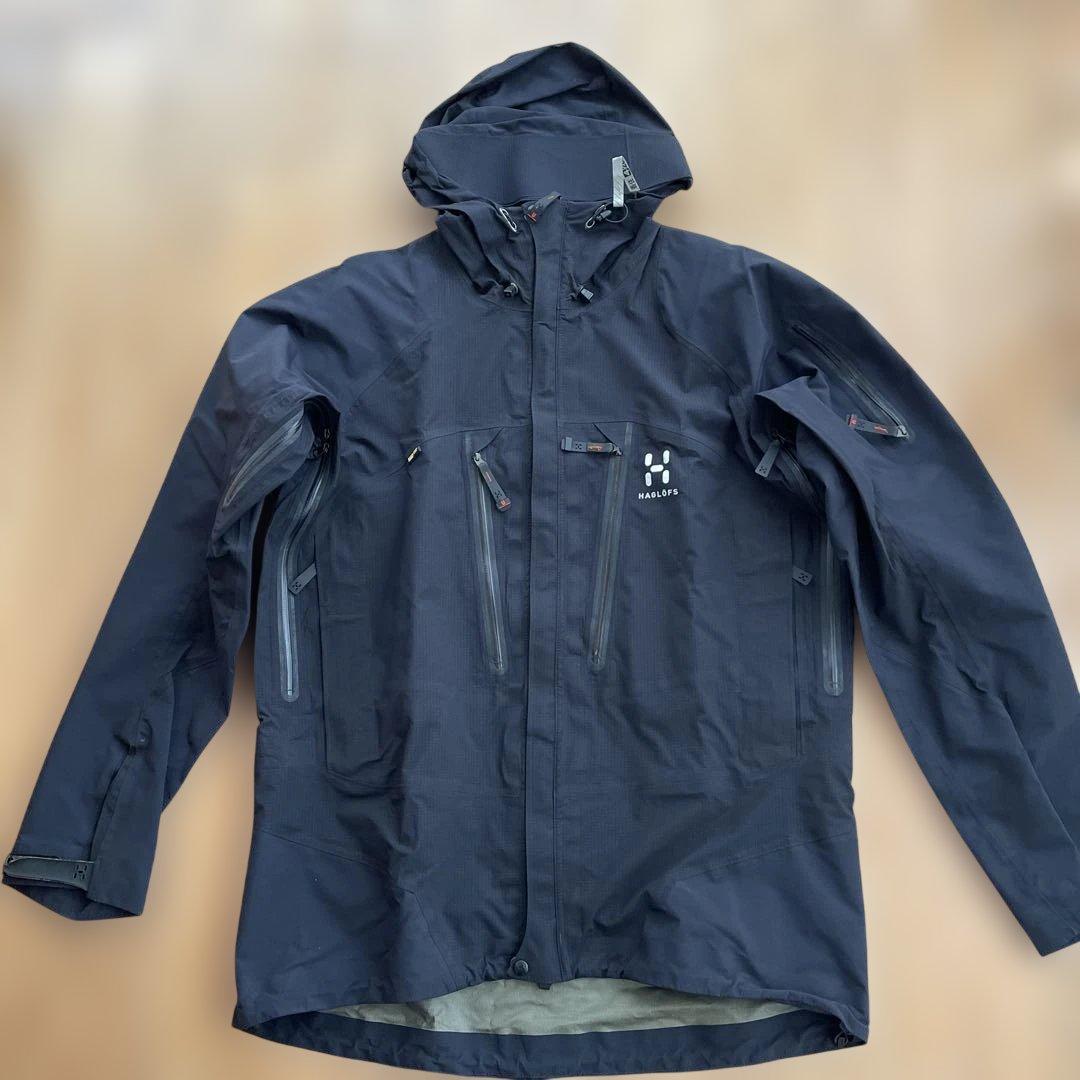 HAGLOFS スピリッツジャケット ブラック　男性用　Mサイズ