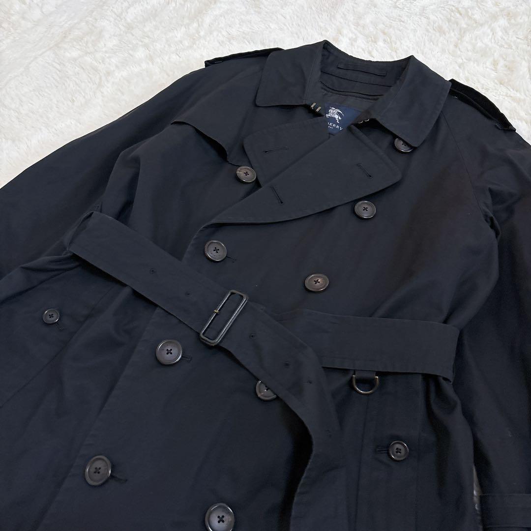 バーバリーロンドン トレンチコート カシミヤライナー付 ベルト付 メガチェック