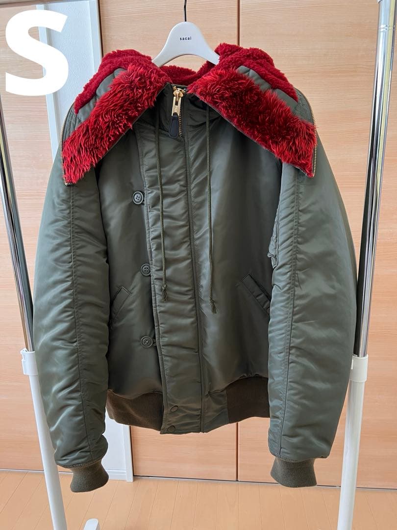 ジャケット・アウター Petal Mouth Hood Bomber Jacket N-2B