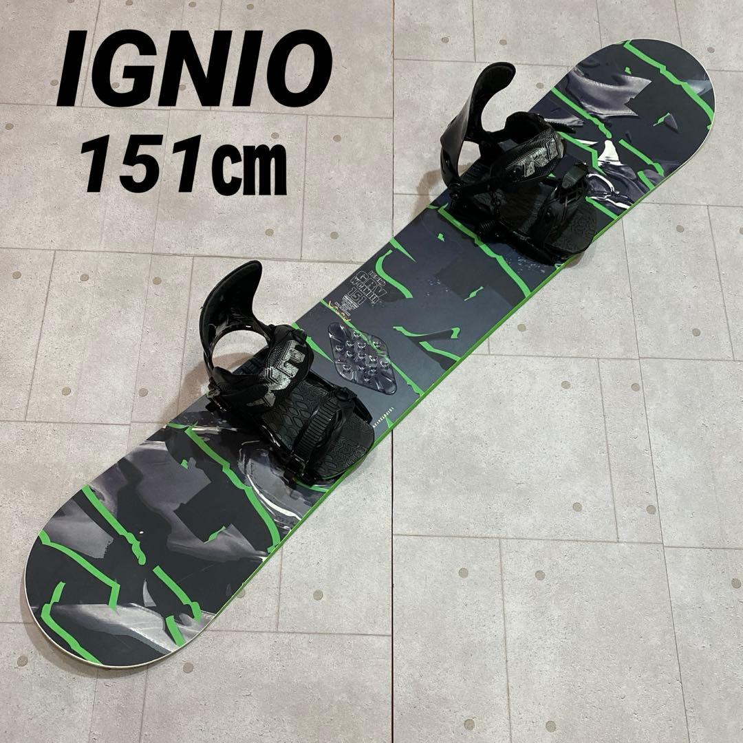 ★IGNIO イグニオ　スノーボード　板　ヴィンディングセット　kissmark