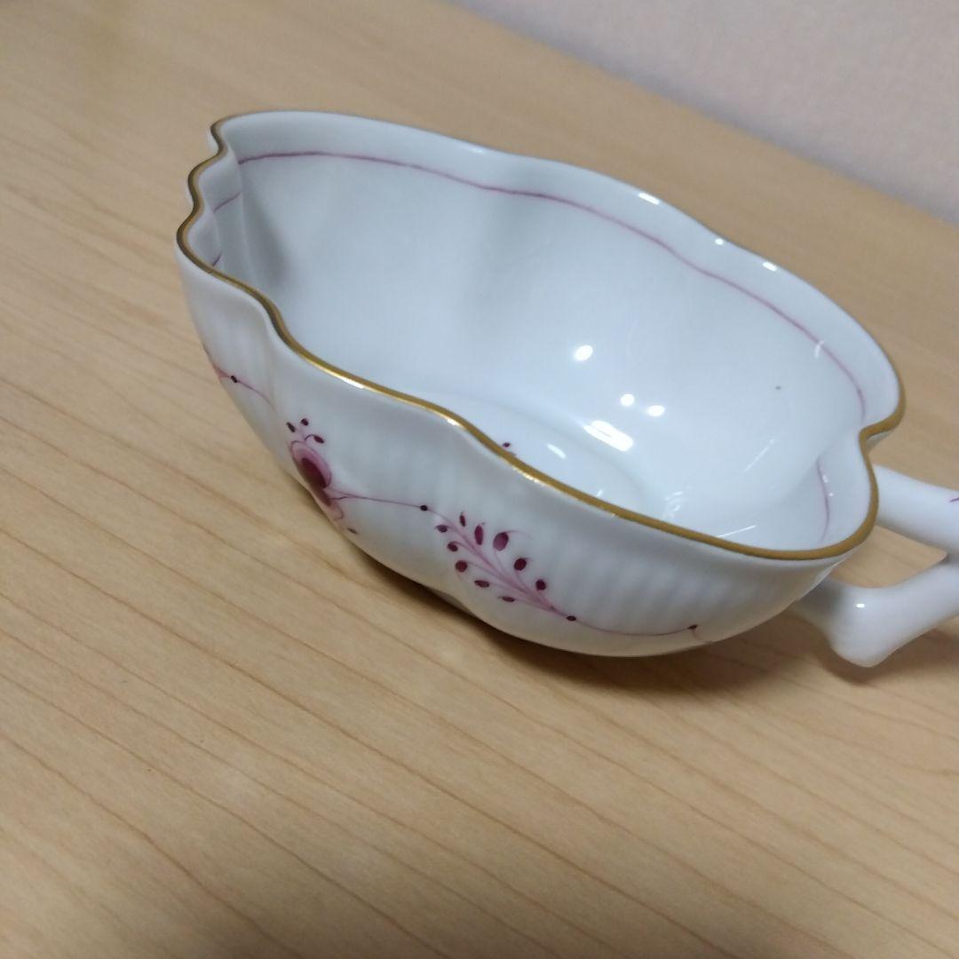 未使用　ロイヤルコペンハーゲン　パルメッテ　バーガンディ　オープンディッシュ