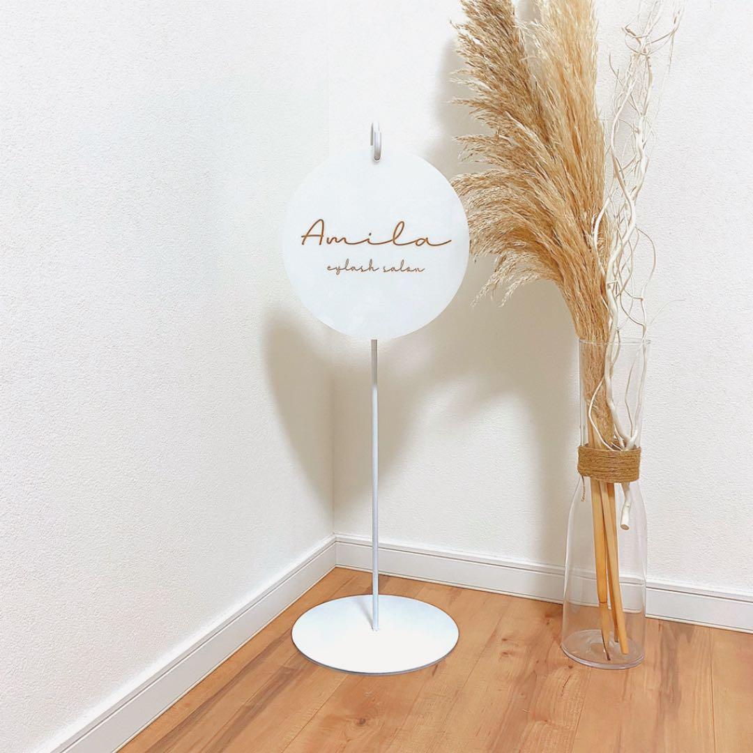 新作☆アイアン看板☆Bosendorfer⑧☆ 丸型イーゼル