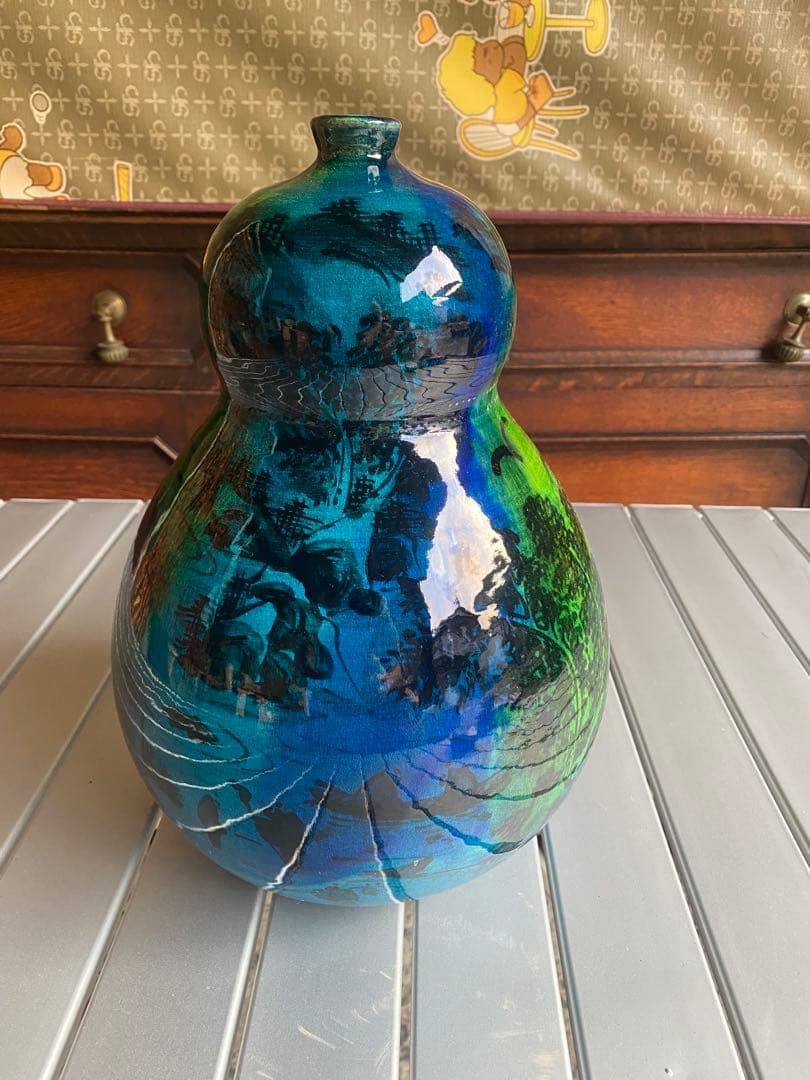 京焼　清水焼　壺　置物　骨董　アンティーク　花瓶