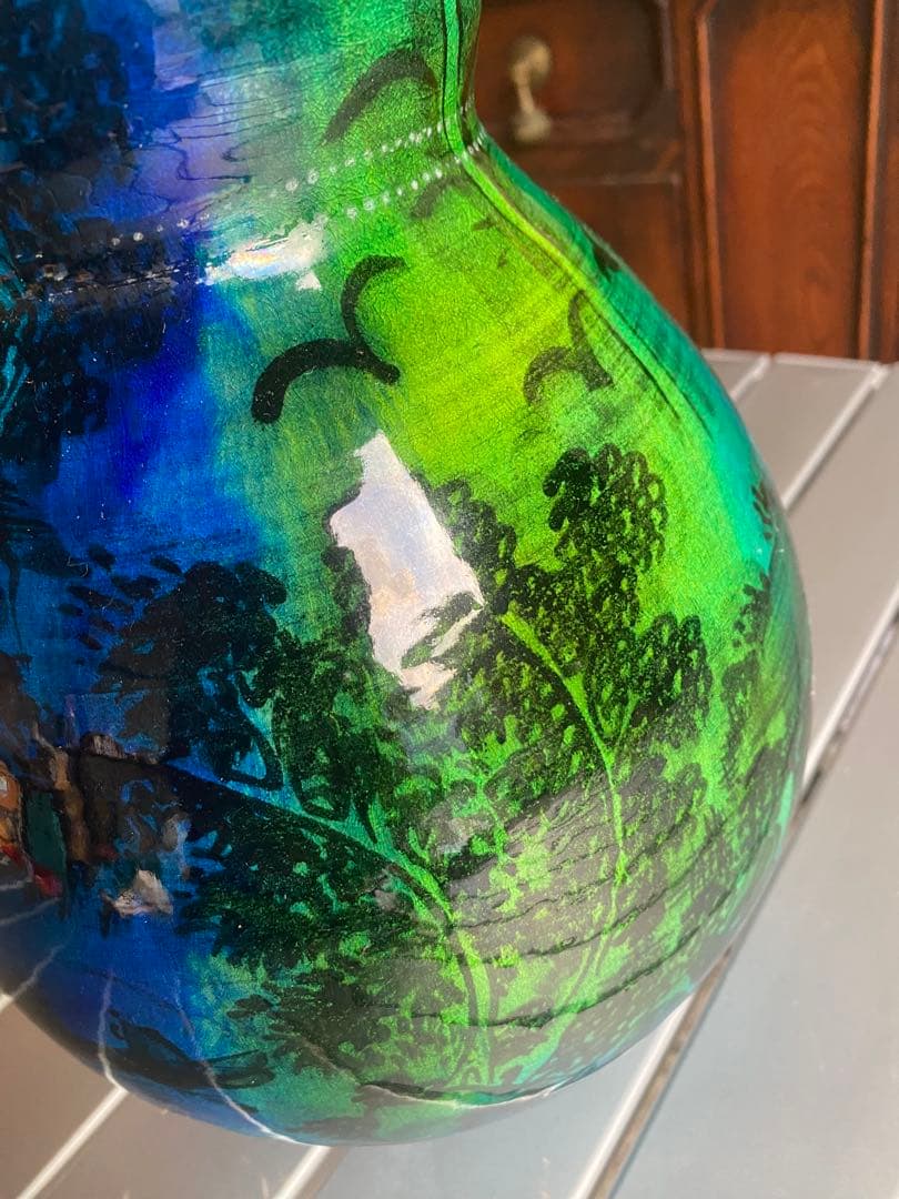 京焼　清水焼　壺　置物　骨董　アンティーク　花瓶