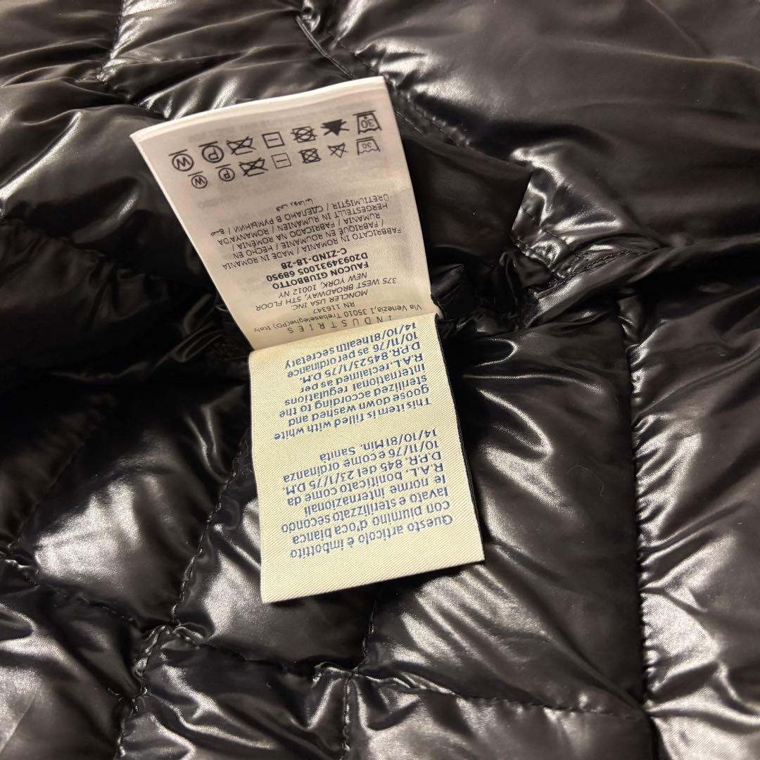 人気モデル MONCLER（モンクレール）FAUCON ダウンコート黒 サイズ1