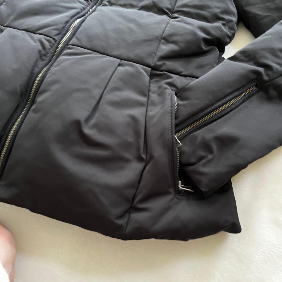 ランバンオンブルー リボン付 ダウン　サイズ38 レディース　コート　ジャケット