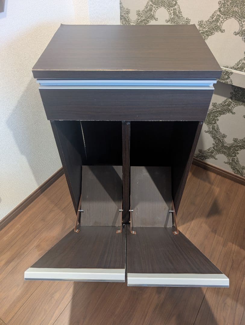 【送料無料】ニトリ ゴミ箱 分別ペールカウンター ダークブラウン