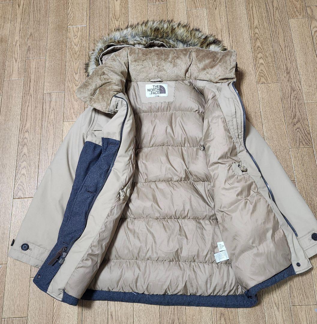 THE NORTH FACE トレンチコート風ダウンジャケット ツートンカラー