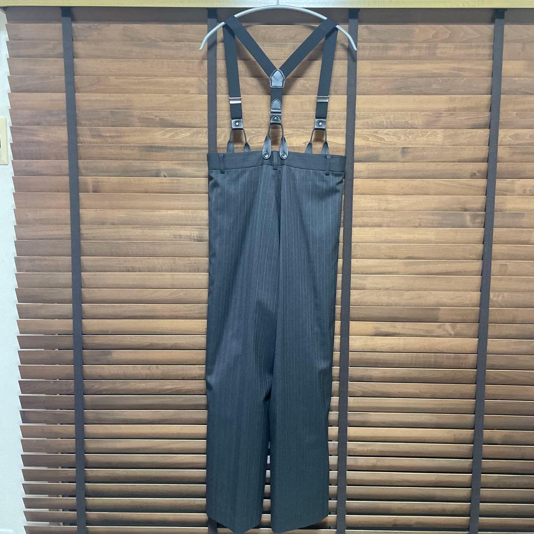 plage サスペンダー付きワイドパンツ