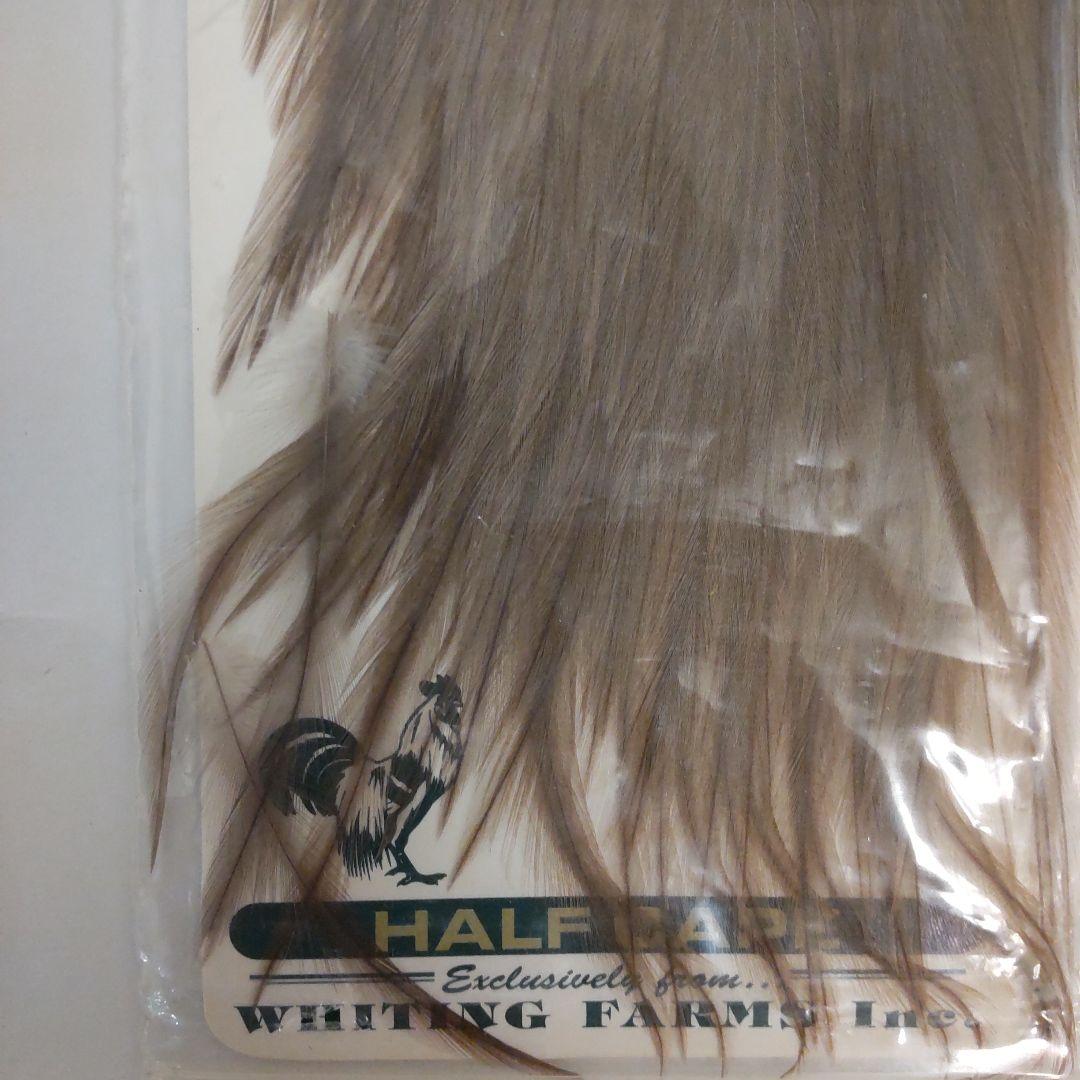 ヒーバード ハックル ブラウングレイダンハーフ シルバーグレード+ハックルガード