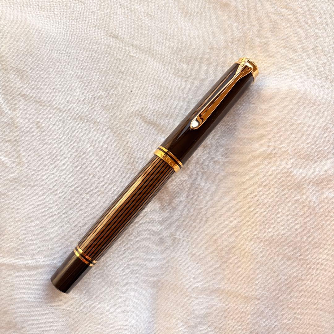 ペリカン 万年筆 スーベレーン M800 ブラウンブラック 18C-750B