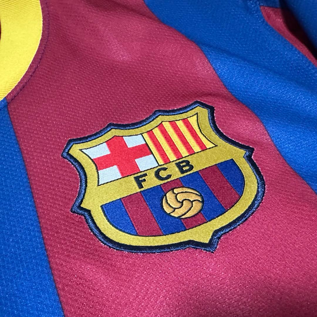 【極美品／正規品】FCバルセロナ 10/11 ホーム 8 イニエスタ日本Lサイズ