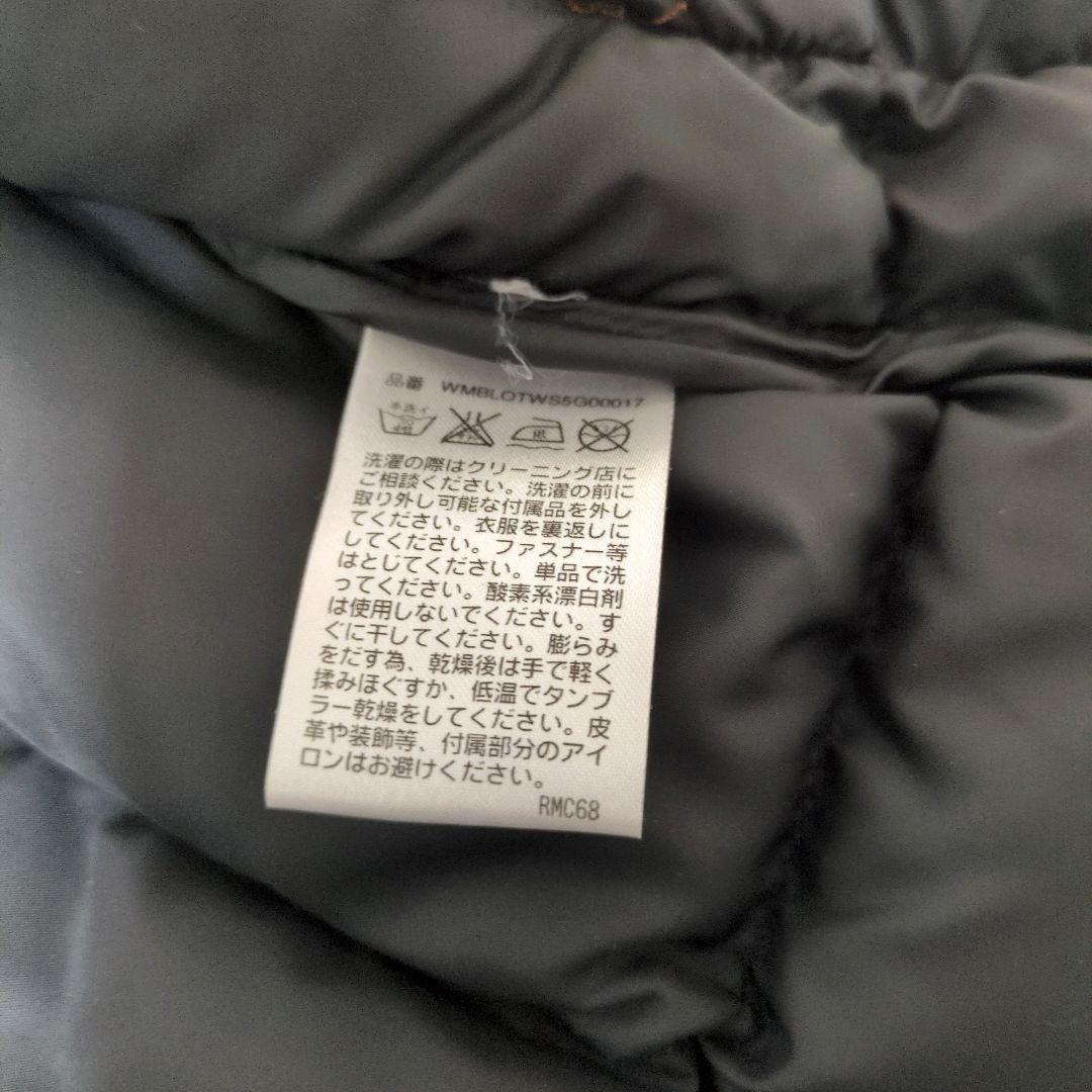 ラルフローレン コットン シルク ダウンベスト リアルファー 本革スエード