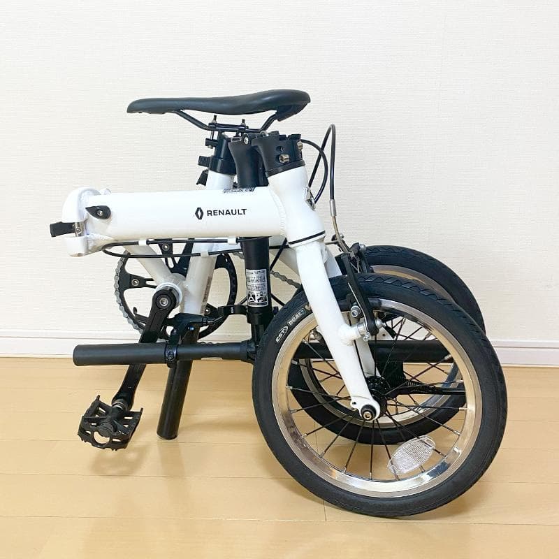 【送料無料・美品】ルノー プラチナライト6 軽量 コンパクト 折りたたみ自転車