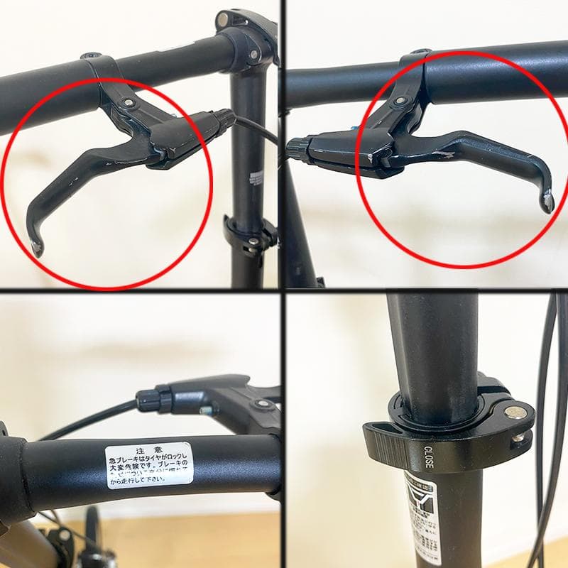 【送料無料・美品】ルノー プラチナライト6 軽量 コンパクト 折りたたみ自転車