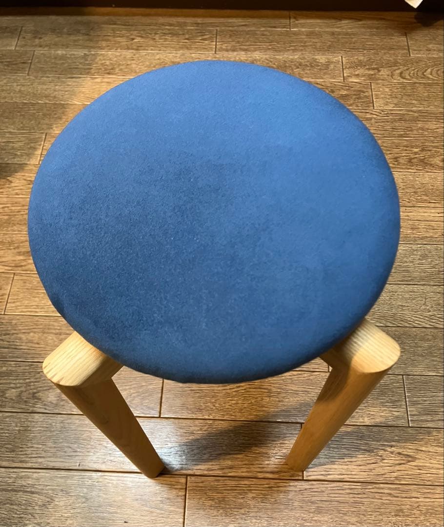 匠工芸 マッシュルームスツール ブルー サイズS