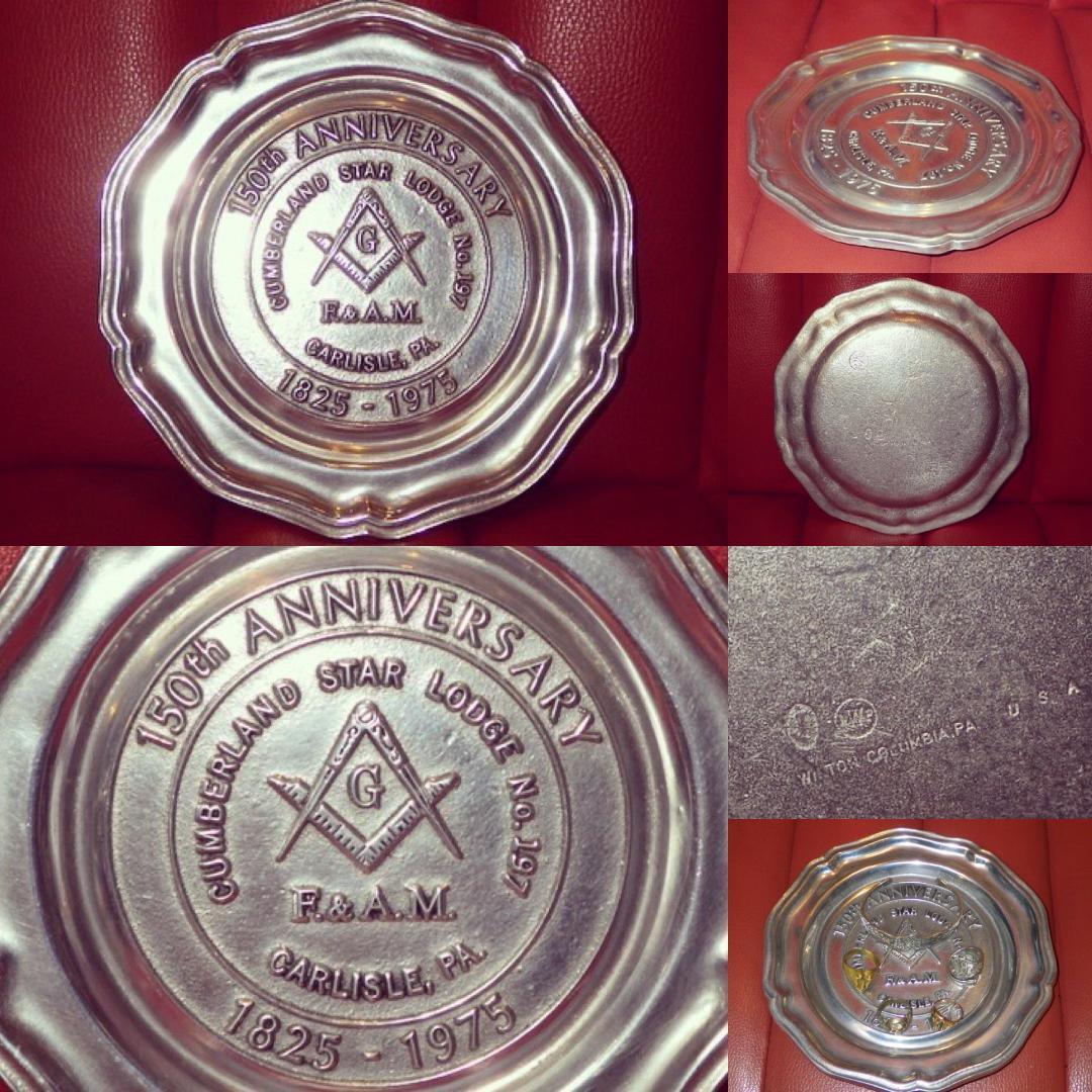 70'S★フリーメイソン★トレイ★灰皿★カルトン★小物入れ★鍵置き★ビンテージ