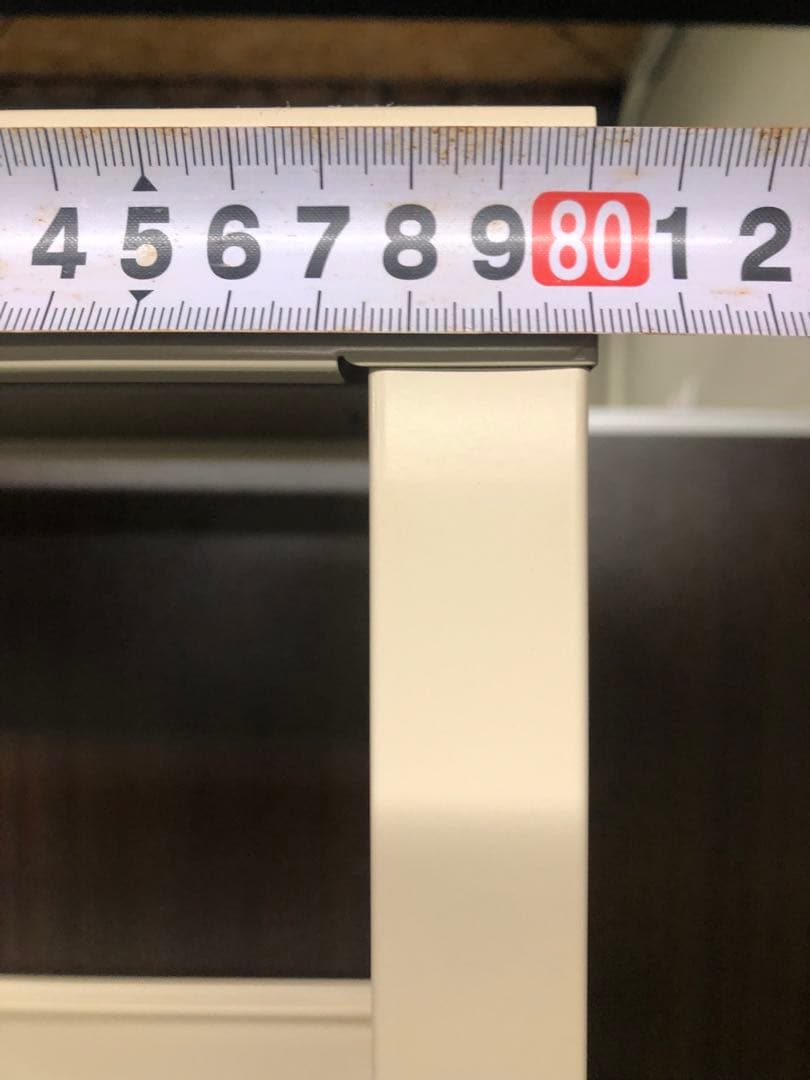 ベージュ スチールラック 6段 約180cm