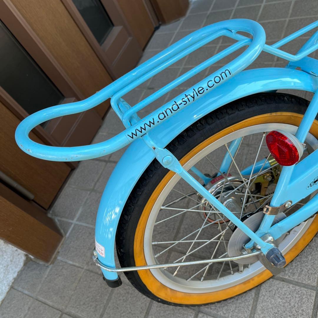 ai design WORKS 子供用自転車 水色