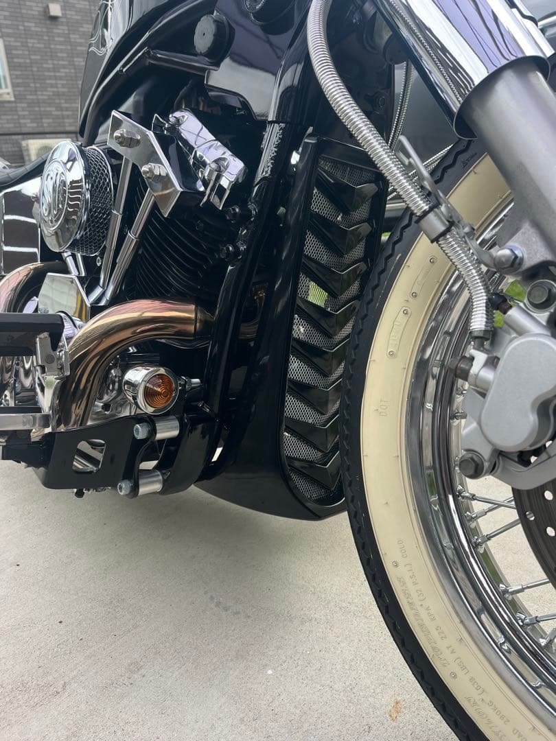 ドラッグスター　アンダーカウル　ポン付　ステイ付き