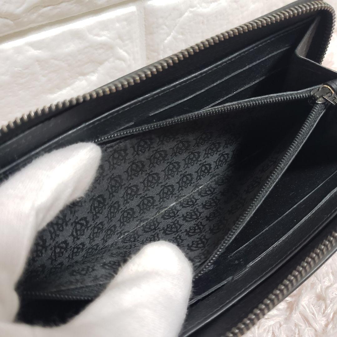 dunhill ダンヒル 極美品 ラウンドファスナー長財布ブラック