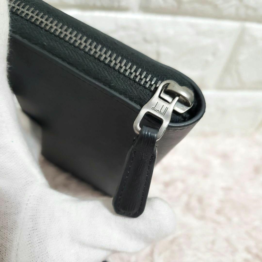 dunhill ダンヒル 極美品 ラウンドファスナー長財布ブラック