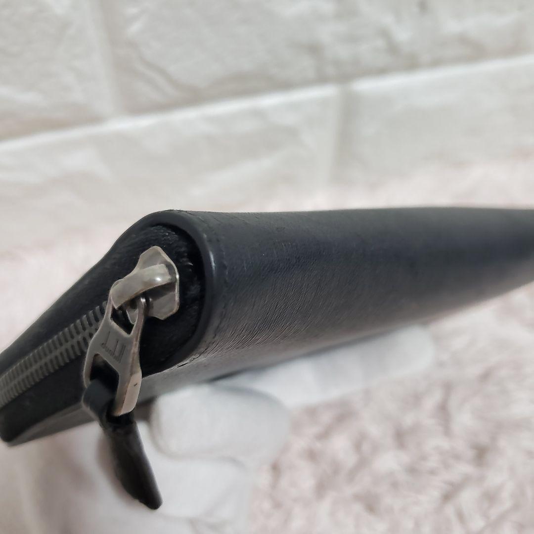 dunhill ダンヒル 極美品 ラウンドファスナー長財布ブラック