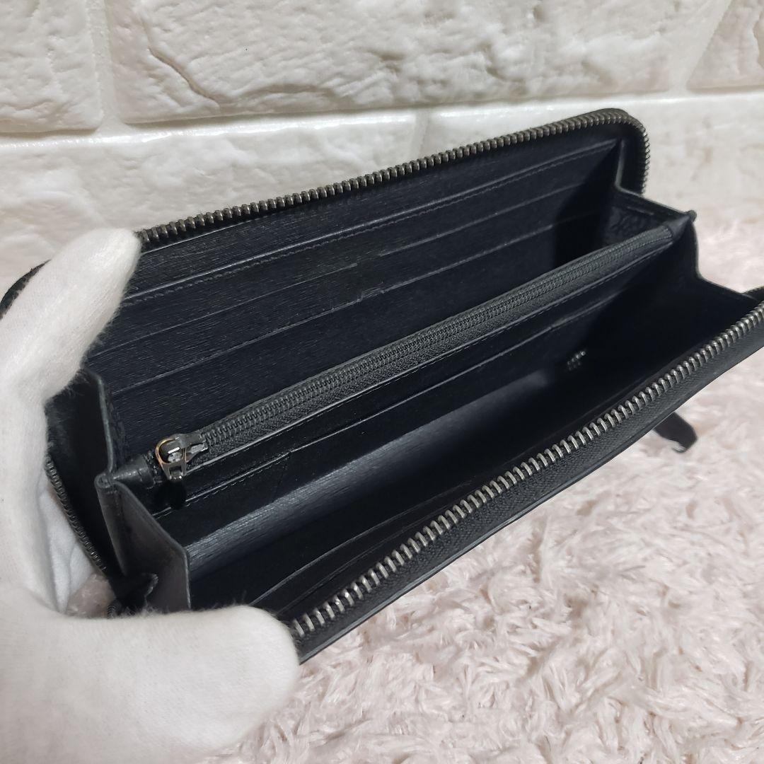 dunhill ダンヒル 極美品 ラウンドファスナー長財布ブラック