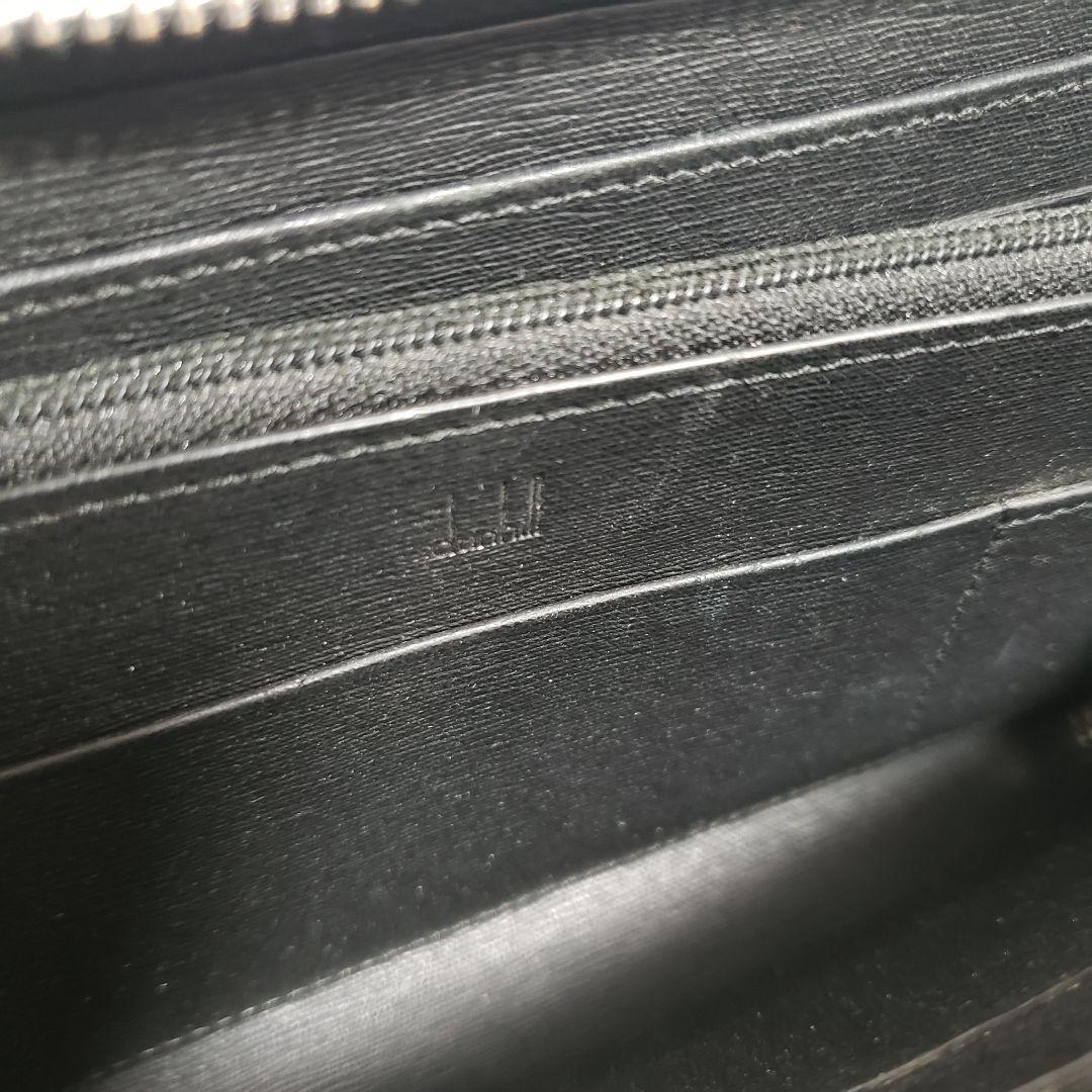 dunhill ダンヒル 極美品 ラウンドファスナー長財布ブラック