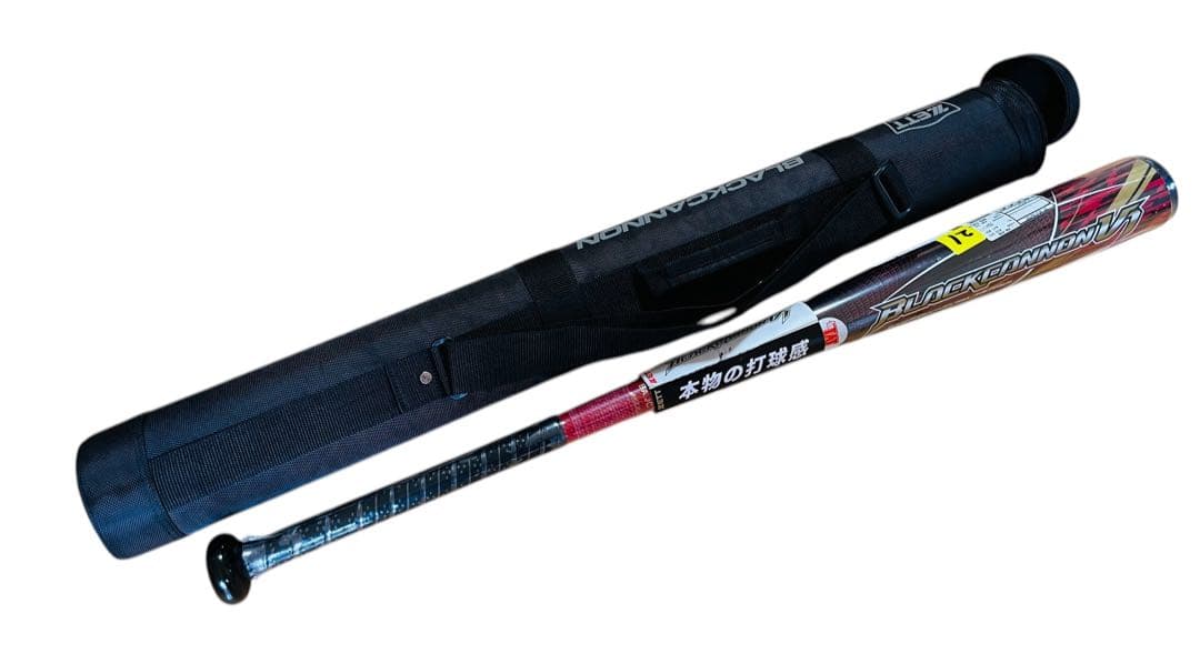 新品未使用　ZETT BLACK CANNON V1 軟式バット 84cm ③