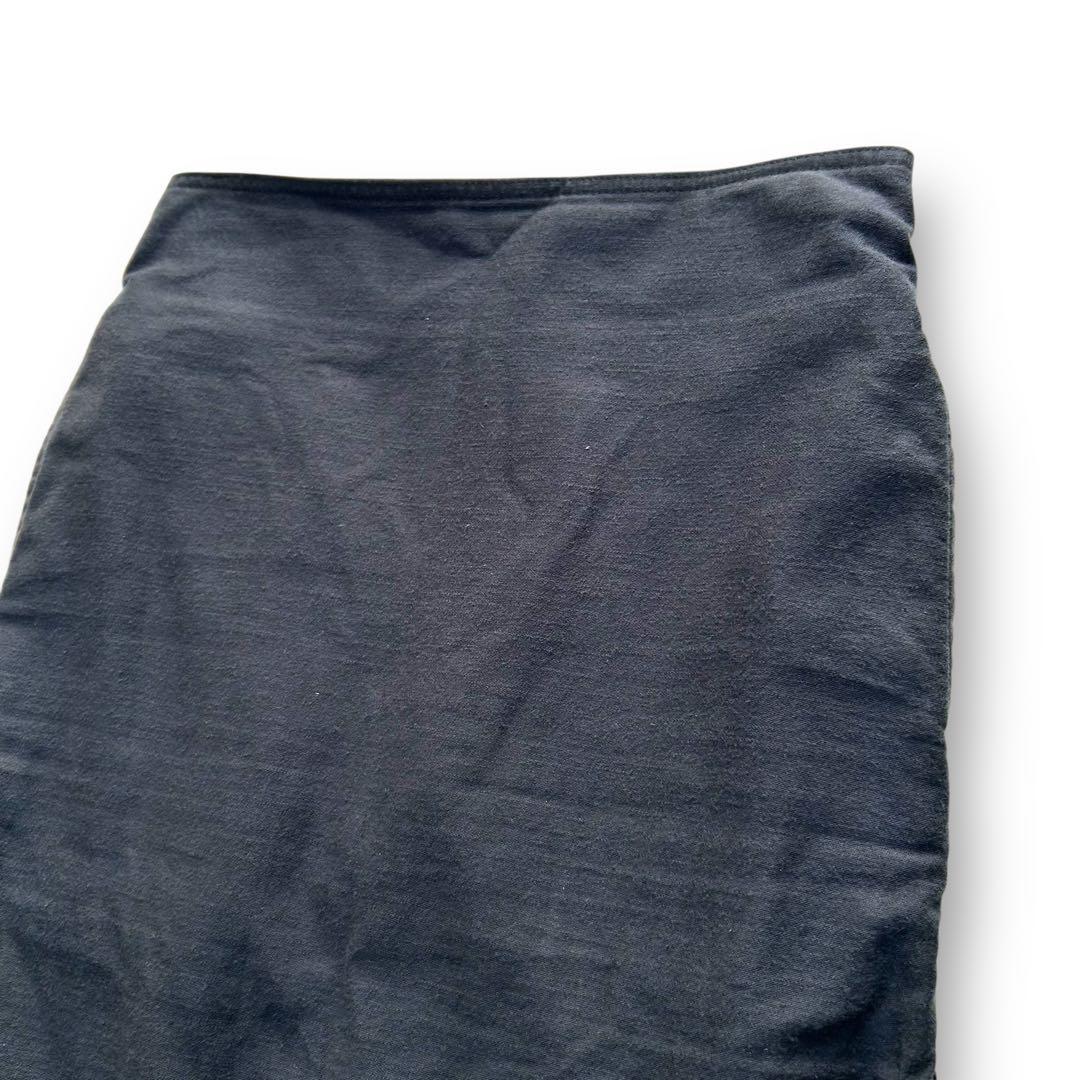 マディソンブルー タイトスカート 01 ブラック スリット ジップ