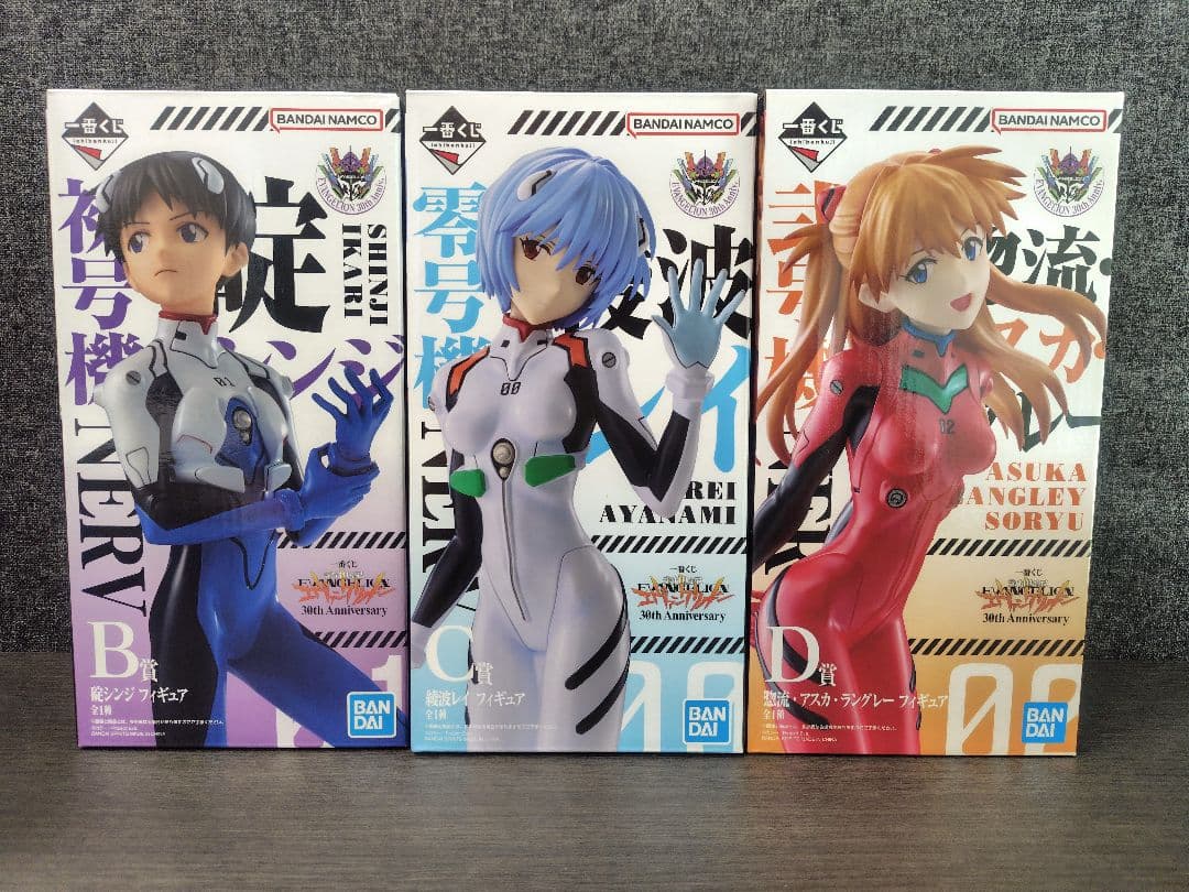 【おまけあり】一番くじ 新世紀エヴァンゲリオン B C D フィギュア