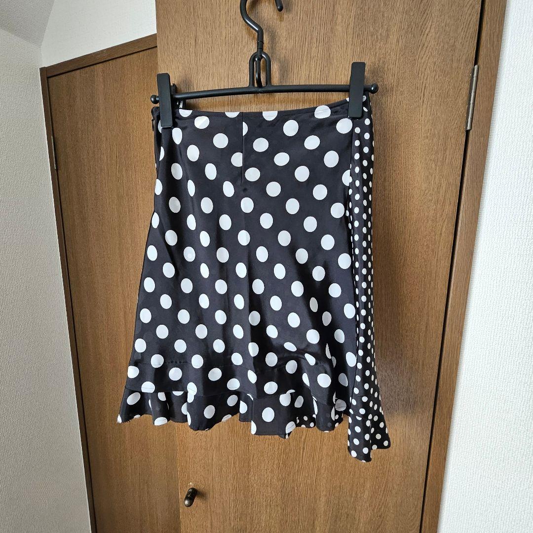 コム・デ・ギャルソンJUNYA WATANABE ドット柄フレアスカート