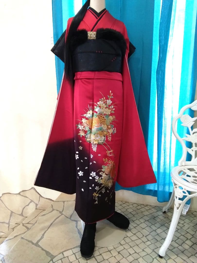 振袖フルセット、正絹振袖、成人式、半襟、重ね衿、帯揚げ帯締め、京の袋帯、襦袢