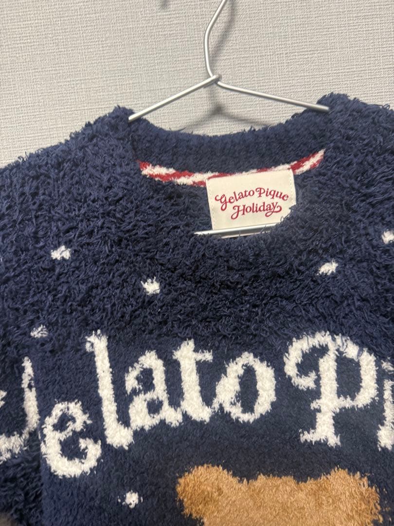 ジェラートピケHOLIDAYジェラートスノーベアプルオーバーロングパンツ3回着用