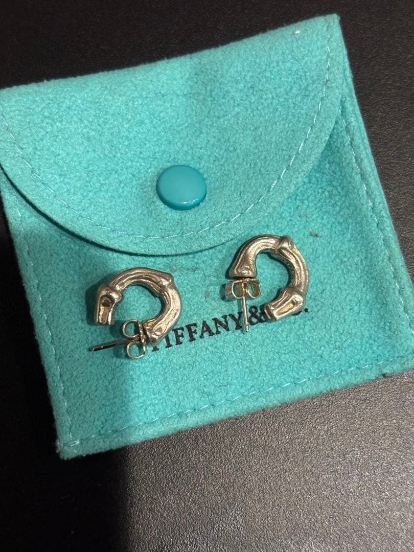 ティファニー バンブーフープ ピアス スモールサイズ SV925