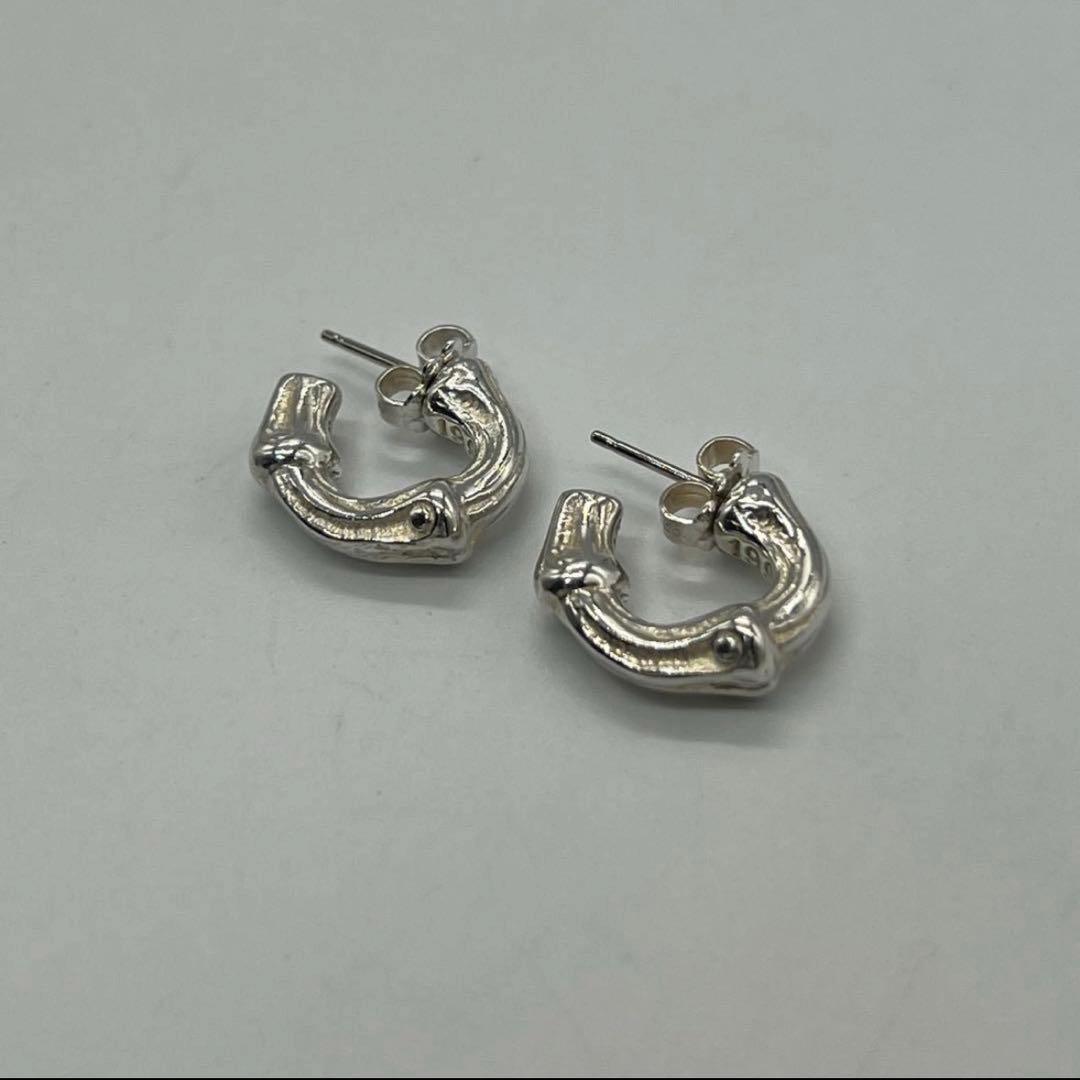 ティファニー バンブーフープ ピアス スモールサイズ SV925