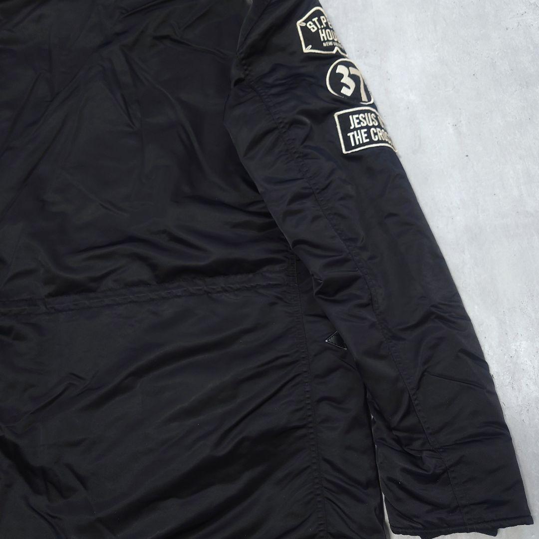 HYSTERIC GLAMOUR N-3B プリマロフト ワッペン 黒 L