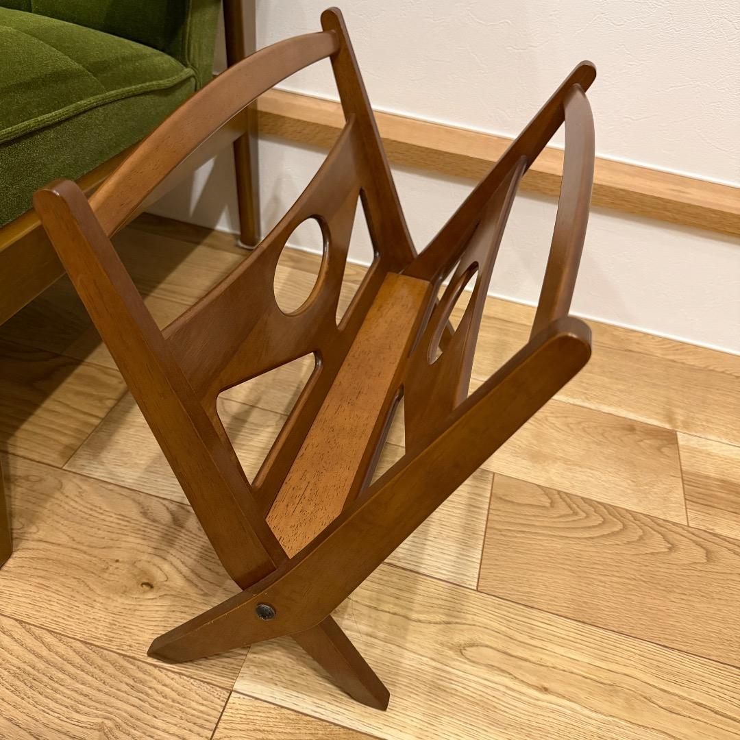 カリモク　マガジンラック