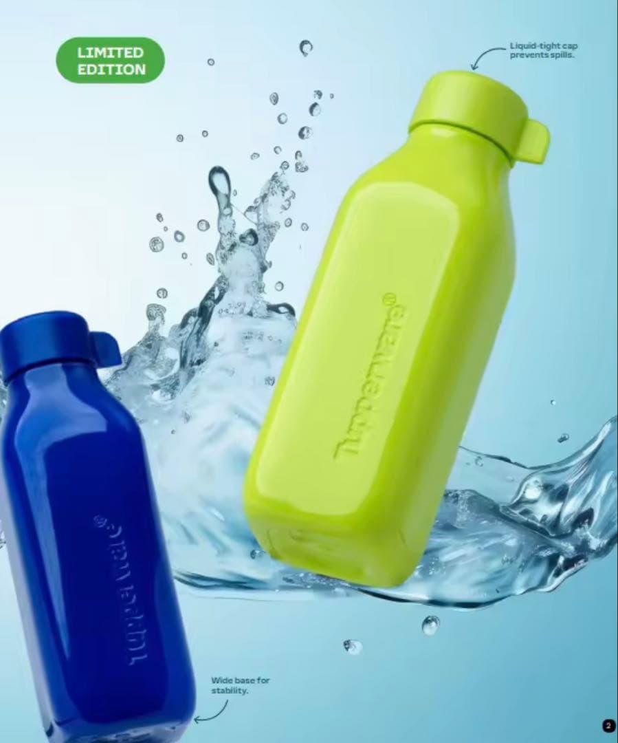 Tupperware エコボトル500ml 4本セット　未使用