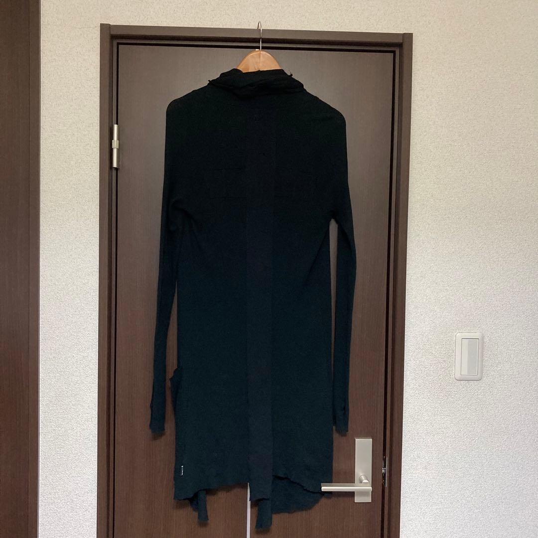 archive L.G.B. バッククロス ロングカーディガン ブラック 1