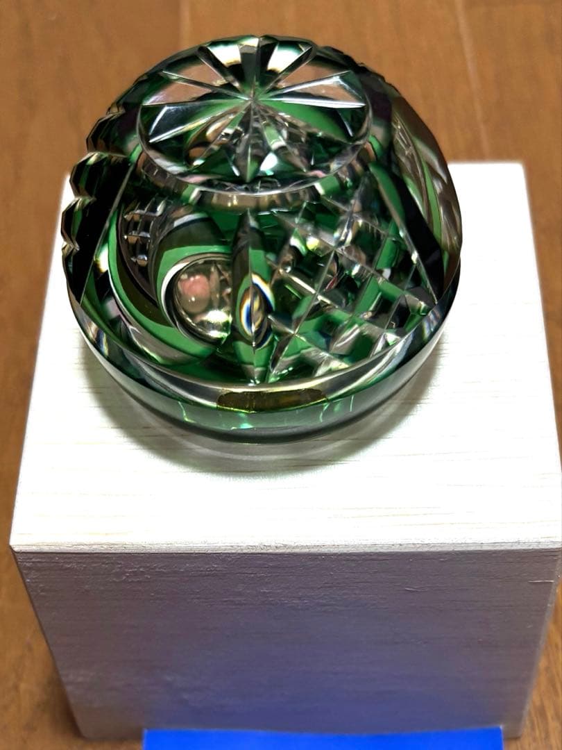 KAGAMl 江戸切子　置き時計