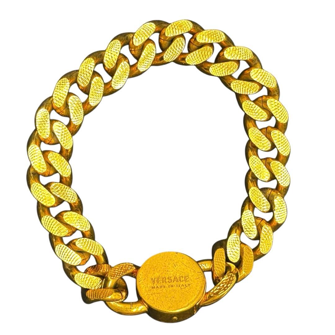 希少 極美品✨ヴェルサーチ メデューサ 喜平チェーン ゴールド ブレスレット