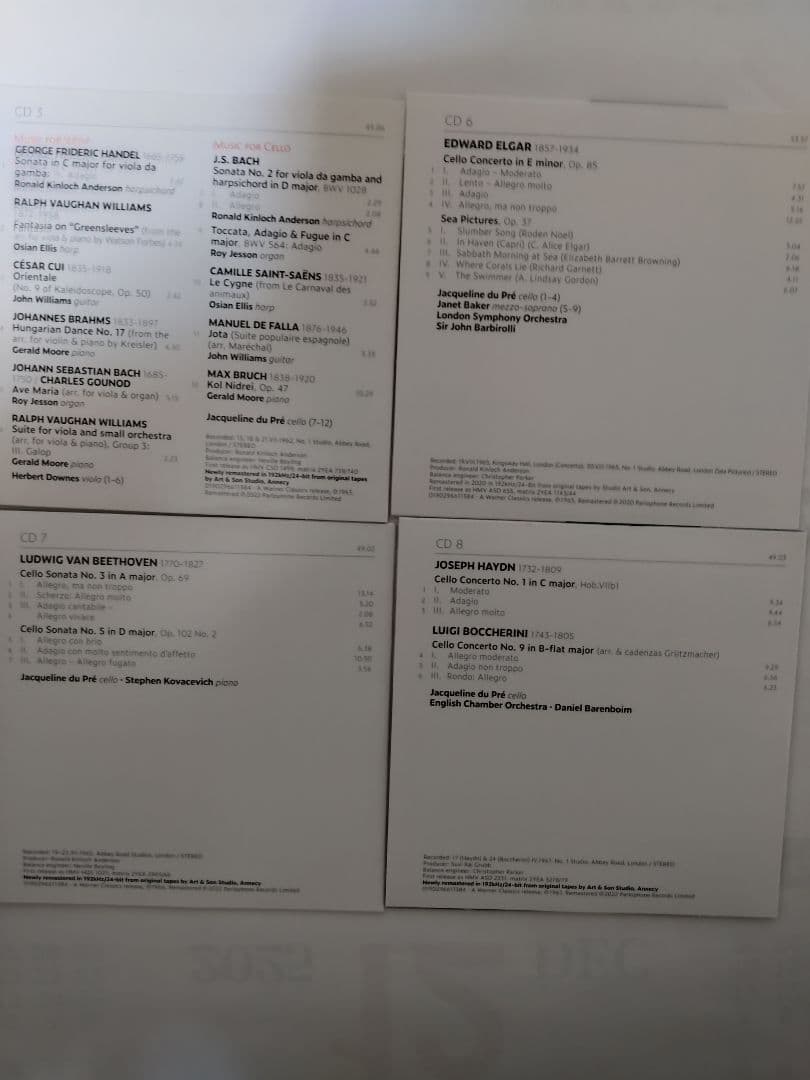 ジャクリーヌ・デュ・プレ 完全録音 23CD