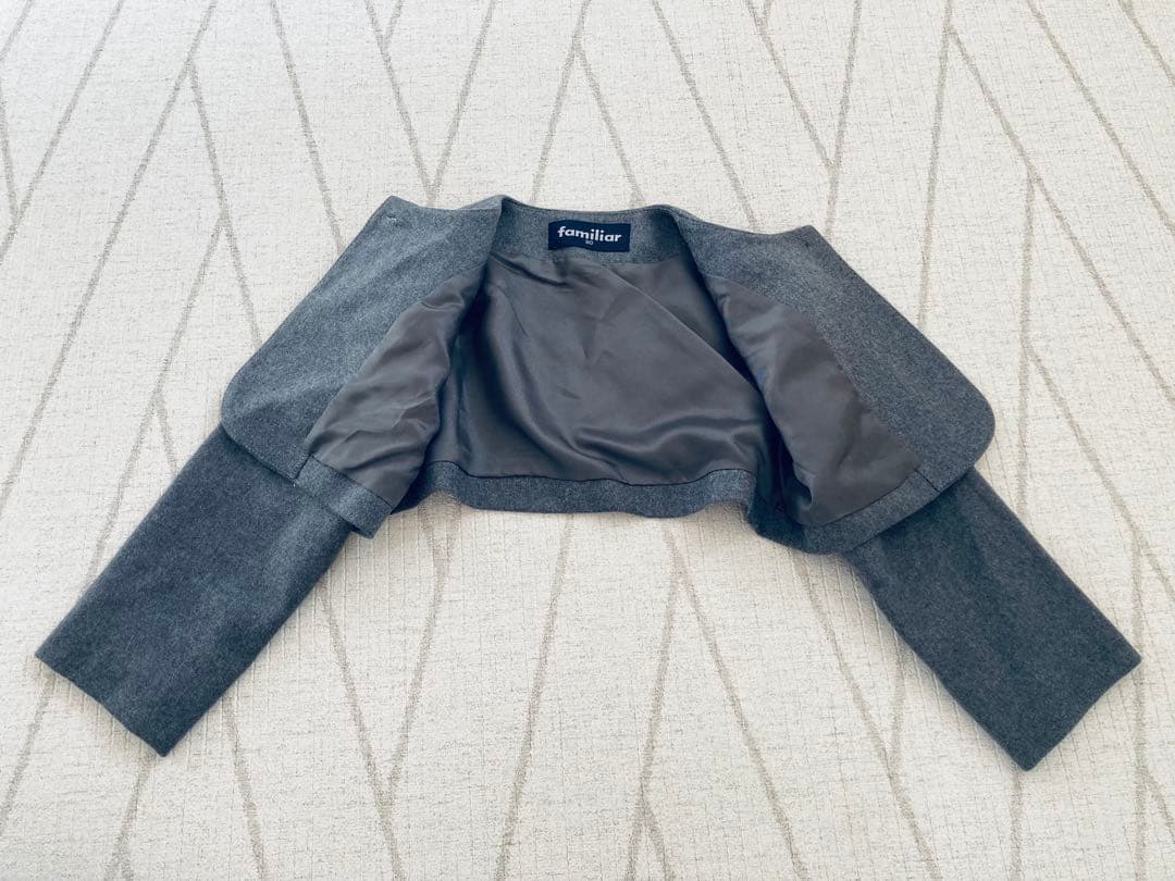 ファミリア ワンピース　ボレロ　アンサンブル　お受験　90